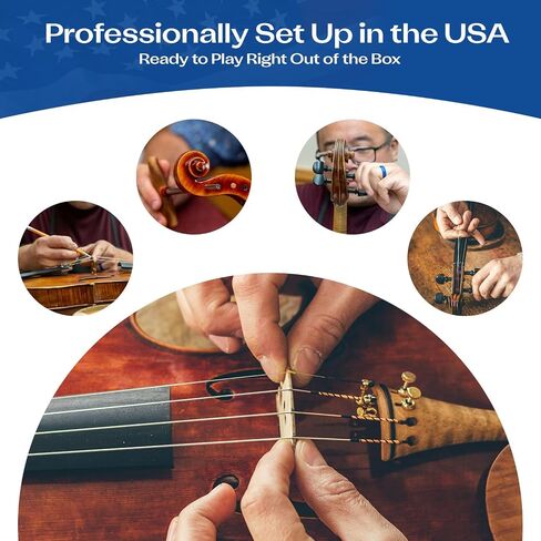 Franz Hoffmann Amadeus Beginner Viola – Full Size Student Viola with Pre-Set Bridge, Professionally set up in the USA– for Kids, Teens & Adults (15.5") in Saudi Arabia