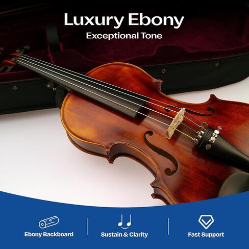 Franz Hoffmann Amadeus Beginner Viola – Full Size Student Viola with Pre-Set Bridge, Professionally set up in the USA– for Kids, Teens & Adults (15.5") in Saudi Arabia
