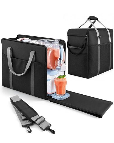 BS-VOG Enlarged Fit Carrying Bag for Ninja SLUSHi Max XXL (FS605), Portable Travel Tote with Thickened Bottom Padding, Waterproof Storage Bag for Ninja Slushie Machine Accessories, Camping Party RV in Saudi Arabia