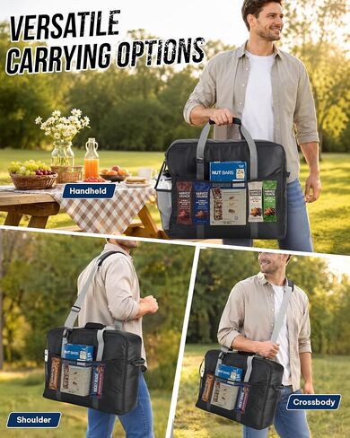 BS-VOG Enlarged Fit Carrying Bag for Ninja SLUSHi Max XXL (FS605), Portable Travel Tote with Thickened Bottom Padding, Waterproof Storage Bag for Ninja Slushie Machine Accessories, Camping Party RV in Saudi Arabia