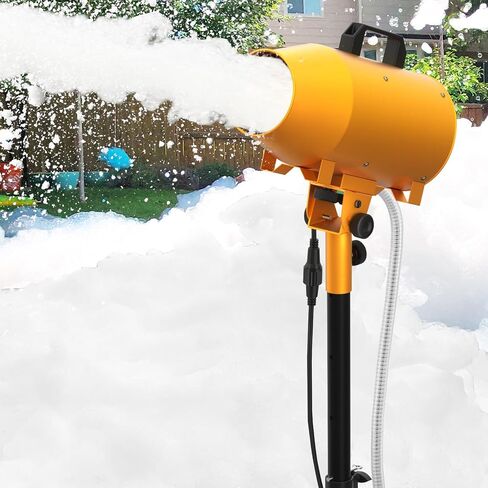 Foam Machine for Foam Party, 3–5m Spray Distance Foam Cannon, Iron Barrel Body, Waterproof Control Box, Water Pump, 4-Position Adjustable Tripod Stand, AC110V Outdoor Foam Maker in Saudi Arabia