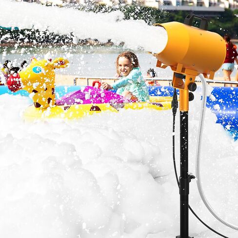 Foam Machine for Foam Party, 3–5m Spray Distance Foam Cannon, Iron Barrel Body, Waterproof Control Box, Water Pump, 4-Position Adjustable Tripod Stand, AC110V Outdoor Foam Maker in Saudi Arabia