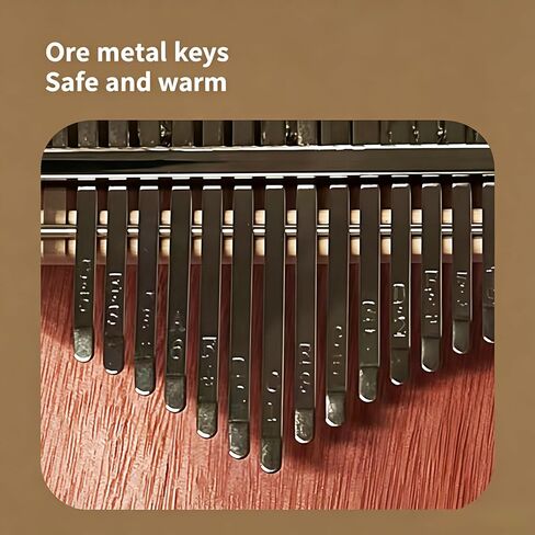 Smart Kalimba 17-Key Thumb Piano with App-Guided Learning Solid Wood Body Built-In Phone Holder in Kuwait