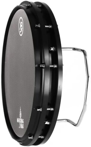 JBK Black Marching Snare Drum, Carbon Fiber Ballistic Cloth Head, Aluminum Alloy Portable Drum-BLACK in Kuwait