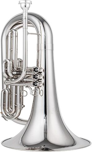 JMB-170N Marching Baritone in Bb, Nickel Plated Brass Instrument for High School Beginners and Intermediate Students in Kuwait