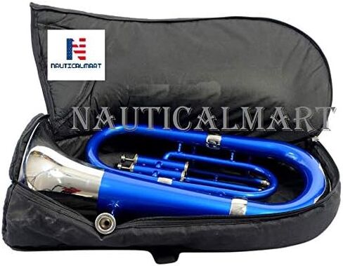 Brass Bb Euphonium 3 Valve - Blue Shade Musical Instrument in Kuwait