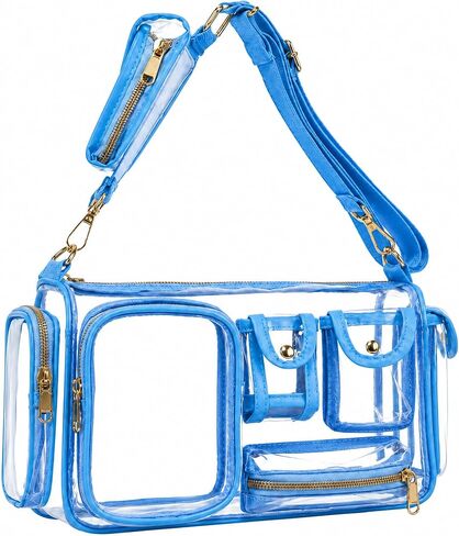 boombeatz Clear Bag Stadium Approved 12x6x12 - Clear Crossbody Purse in Kuwait