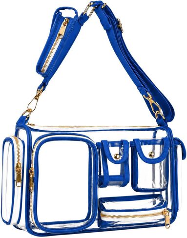 boombeatz Clear Bag Stadium Approved 12x6x12 - Clear Crossbody Purse in Kuwait