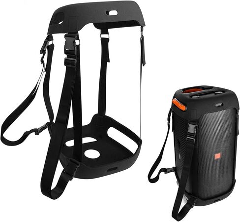 حقيبة حمل EVA للسفر متوافقة مع JBL PartyBox 110، غطاء واقٍ لحامل سماعات محمول خارجي مع حزام كتف مزدوج in Kuwait