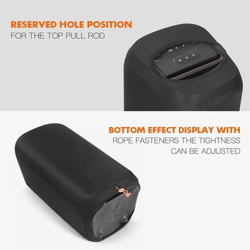 غطاء غبار PartyBox 120، حافظة واقية متوافقة مع مكبر الصوت المحمول JBL PartyBox 120، حافظة تخزين قابلة للتمدد للسفر لملحقات مكبرات الصوت الخارجية in Kuwait