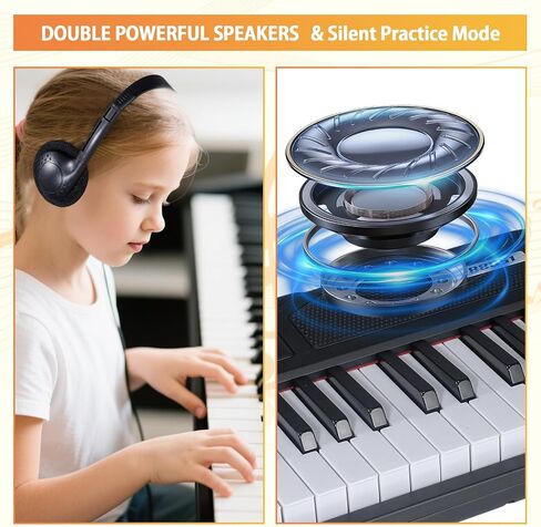88 Key Piano Keyboard, Semi Weighted Electronic Digital Piano with Music Stand, Power Supply, Sustain Pedal, Bluetooth, Stand, MIDI, for Beginner Professional at Home, Stage in Kuwait
