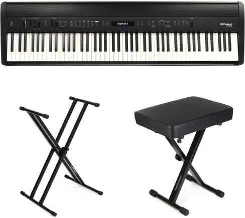 Roland FP-60X Digital Piano Essentials Bundle- Black in Kuwait