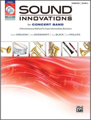 Alfred Sound Innovations for Concert Band Book 2 Horn in F Book CD/DVD in Saudi Arabia