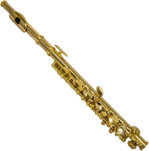 SKY(Paititi) Band Approved Gold Plated with Gold Keys Piccolo Key of C with Hard Case, Cloth, Cleaning Rod and Joint Greasae in Kuwait