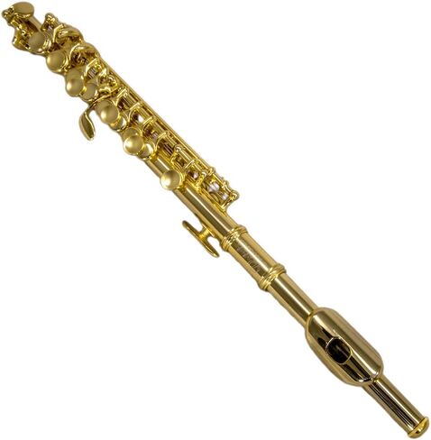 SKY(Paititi) Band Approved Gold Plated with Gold Keys Piccolo Key of C with Hard Case, Cloth, Cleaning Rod and Joint Greasae in Kuwait
