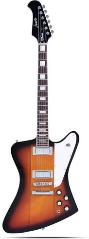 Firefly FFDB Solid Body Electric Guitar,Mahogany Guitar body,Stainless steel and ball end frets,rosewood fretboard(Off White Color) in Kuwait