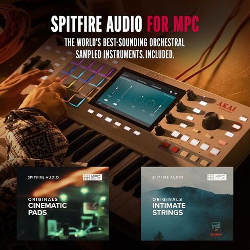 Akai Professional MPC Key 37 G2 Next-Gen Standalone Production Keyboard | Synthesizer for Producers, For Sampling & Sequencing, With USB-C, 37 Keys, 16 MPC Pads, 8-core Processor, 4GB RAM in Kuwait