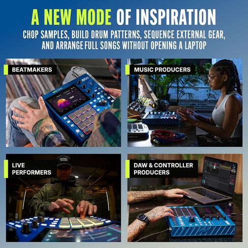 Akai Professional MPC One G2 Next-Generation Standalone Production Center | For Beatmakers & Producers, For Sampling, Sequencing & Song Creation, With USB-C, 16 MPC Pads, 8-core Processor, 4GB RAM in Kuwait