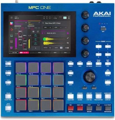 Akai Professional MPC One G2 Next-Generation Standalone Production Center | For Beatmakers & Producers, For Sampling, Sequencing & Song Creation, With USB-C, 16 MPC Pads, 8-core Processor, 4GB RAM in Kuwait