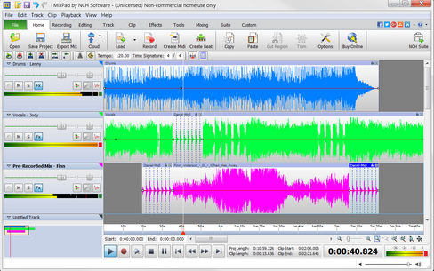 MixPad Free Multitrack Recording Studio and Music Mixing Software [Download] in Kuwait