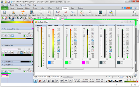 MixPad Free Multitrack Recording Studio and Music Mixing Software [Download] in Kuwait