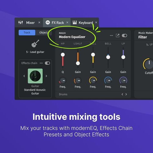 MUSIC MAKER 2026 Premium – Music made easy | Music Production Software | Audio Program | Windows 10/11 | 1 PC download License in Kuwait