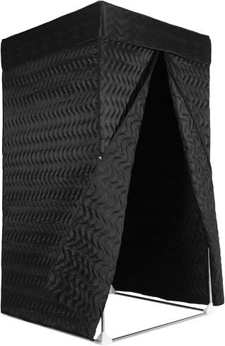 Generic Portable Vocal Booth Home Studio with Thick Acoustic Blankets Echo-Free Recording Booth 360 Degree Reverb for Voice Over Singing Music Voiceovers Singers in Kuwait
