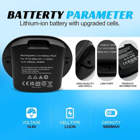 Battery for Sonos Move Series Bluetooth Speaker Compatible with: Sonos Move, Move 2, Replacement for Original Batteries: 111-00001,111-00006,111-00011,IP-03-6802-001,IP-03-9291-001,etc. in Kuwait