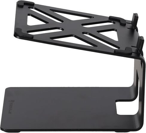 Rockville SR4 Speaker Riser Stands Pair for 2" to 4" Desktop Home Speakers or Studio Monitors - De-Coupling Foam Pad, 5-Degree Tilt, Metal, Anti-Slip Feet in Kuwait