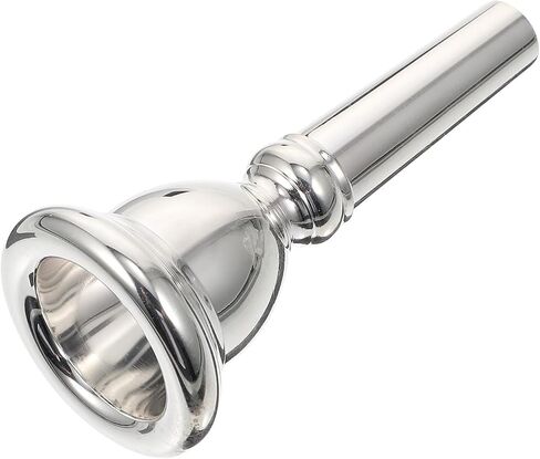 SHINEOFI Sturdy Not Easy to Deform Euphonium Mouthpiece Replacement Made of Copper with Silver Plated Elegant Surface for Outdoor Dinners and Birthday Parties in Kuwait