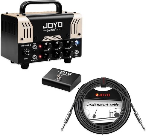 JOYO Meteor II Amplifier Tube Head 20 Watt Preamp Hybrid and CM-04 Professional Audio Instrument Cable in Kuwait