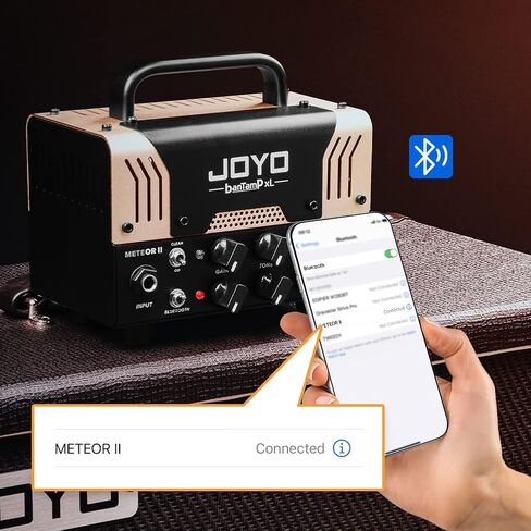 JOYO Meteor II Amplifier Tube Head 20 Watt Preamp Hybrid and CM-04 Professional Audio Instrument Cable in Kuwait