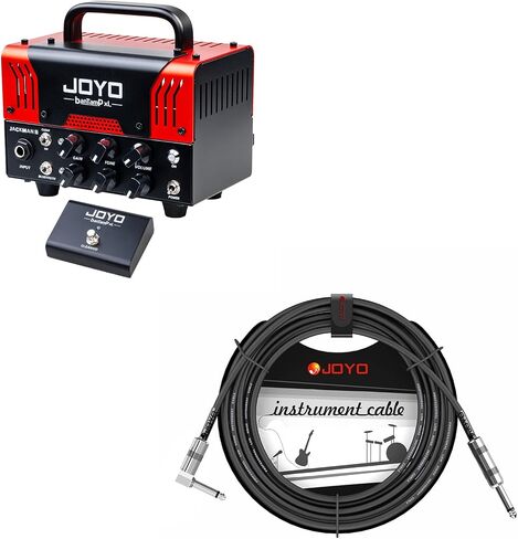 حزمة رأس JOYO Jackman II أنبوب أمبير مع كابل أداة صوت أحادية CM-12 زاوية مستقيمة إلى اليمين in Kuwait