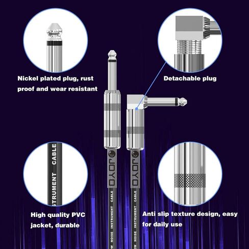 حزمة رأس JOYO Jackman II أنبوب أمبير مع كابل أداة صوت أحادية CM-12 زاوية مستقيمة إلى اليمين in Kuwait