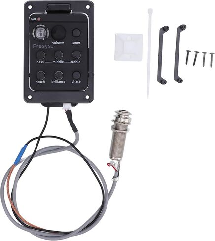 معادل جيتار صوتي Preamp EQ من WALFRONT مع شاشة LED، ومضخم وموالف على اللوحة لـ Presys Plus، أداة جيتار للتحكم في مستوى الصوت in Kuwait