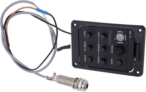 معادل جيتار صوتي Preamp EQ من WALFRONT مع شاشة LED، ومضخم وموالف على اللوحة لـ Presys Plus، أداة جيتار للتحكم في مستوى الصوت in Kuwait