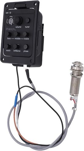 معادل جيتار صوتي Preamp EQ من WALFRONT مع شاشة LED، ومضخم وموالف على اللوحة لـ Presys Plus، أداة جيتار للتحكم في مستوى الصوت in Kuwait