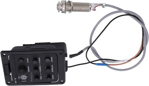 معادل جيتار صوتي Preamp EQ من WALFRONT مع شاشة LED، ومضخم وموالف على اللوحة لـ Presys Plus، أداة جيتار للتحكم في مستوى الصوت in Kuwait
