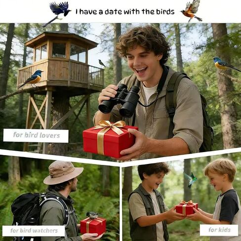 12-Piece Wooden Bird Whistle Set Handcrafted bird whistles- bird watching gifts- For nature enthusiasts, outdoor exploration- and education Includes portable storage pouch | Gifts for bird lovers in Kuwait