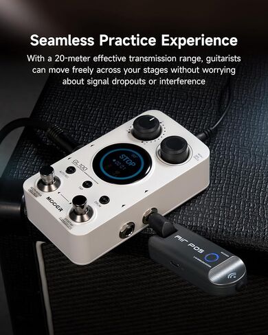 MOOER Drummer X2 Stereo Drum Machine Peda Wireless Guitar System Air P05 for Guitar, Bass, Instruments in Kuwait