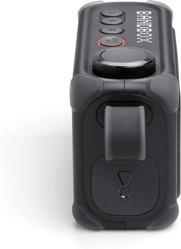 JBL Bandbox Solo - مضخم صوت ومكبر صوت مدمج يعمل بالذكاء الاصطناعي مع أدوات تدريب مدمجة وشاشة بكسل LED كبيرة وواجهة صوت مدمجة وما يصل إلى 6 ساعات من وقت التشغيل (أسود) in Kuwait