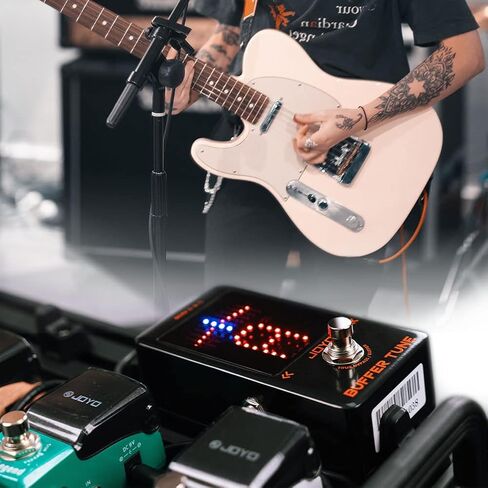 JOYO R-27 Bass Compressor Guitar Pedal, R-28 Bass High Gain Overdrive Effect Pedal and JF-19 Buffer Tuner Pedal in Kuwait