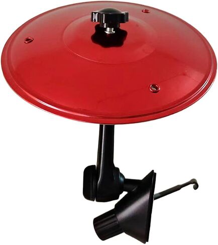 Car Crash Cymbal Air Vent, Mini Metal Drum Cymbals for Car Dashboard, Funny Musical Instruments Gadget Gift for Drummer Drivers, Suitable for All Vehicles (Red) in Kuwait