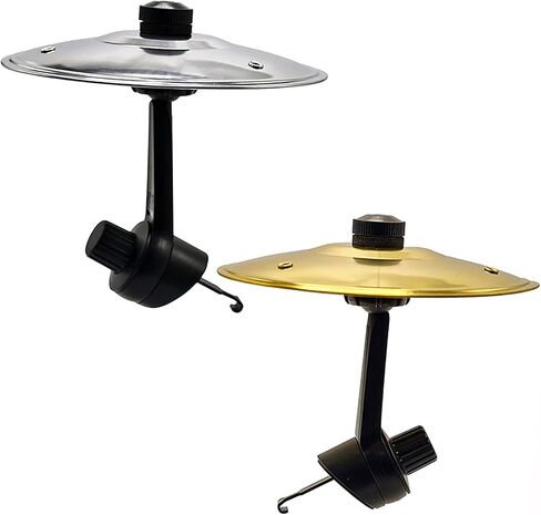 Car Crash Cymbal Air Vent, Mini Metal Drum Cymbals for Car Dashboard, Funny Musical Instruments Gadget Gift for Drummer Drivers, Suitable for All Vehicles (Red) in Kuwait