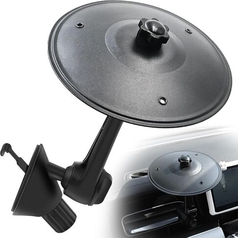 YEZriler Car Cymbal Air Vent, Mini Cymbal for Car, Car Symbol Drum Air Vent for Music Lovers, Mini Car Drum Rhythm Toy for All Vehicles - Black in Kuwait
