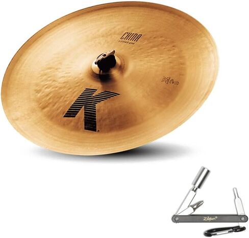 ZILDJIAN K0883 17" K CHINA DRUMSET CAST BRONZE CYMBAL WITH SMALL BELL SIZE With ZKEY in Kuwait