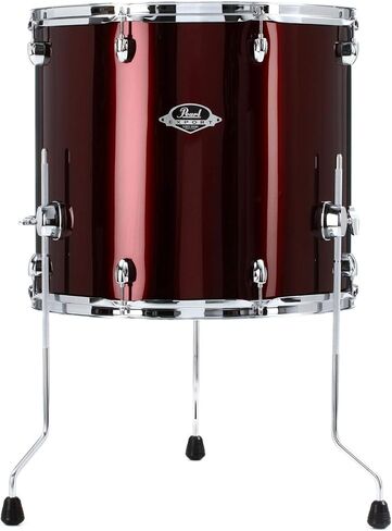 Pearl Export EXX Floor Tom - 18 Inches X 16 Inches, Burgundy in Saudi Arabia