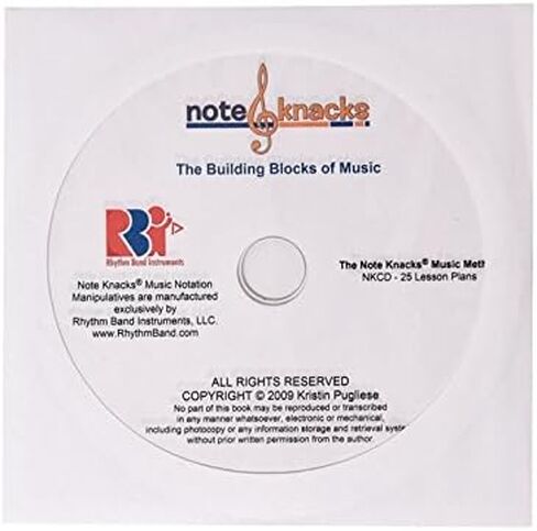 Rhythm Band Instruments NKCD Complete Note Knacks Lesson Plans, CD in Saudi Arabia