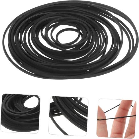30pcs Rubber Cassette Drive Belts Square Cassette Player Belts for Recorder Repair in Saudi Arabia