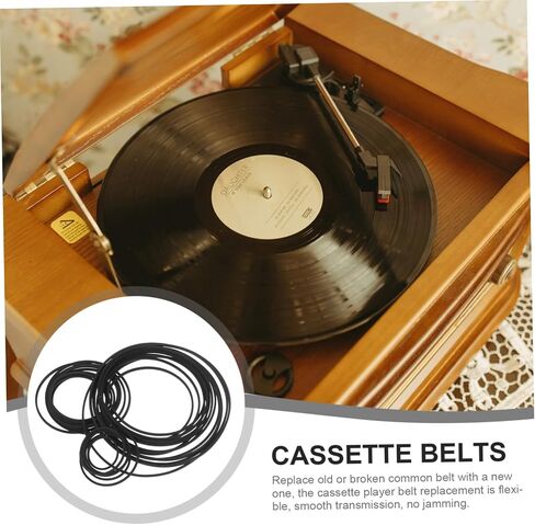 30pcs Rubber Cassette Drive Belts Square Cassette Player Belts for Recorder Repair in Saudi Arabia